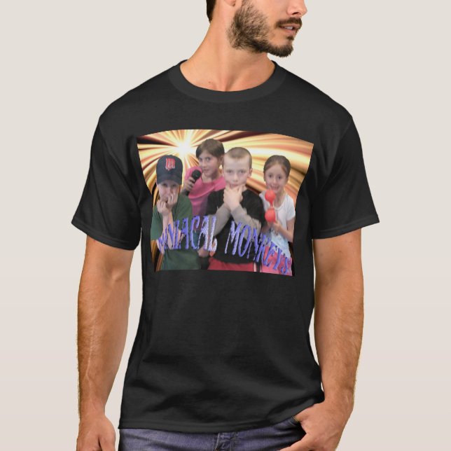 T-shirt Chemise maniaque de singes (Devant)