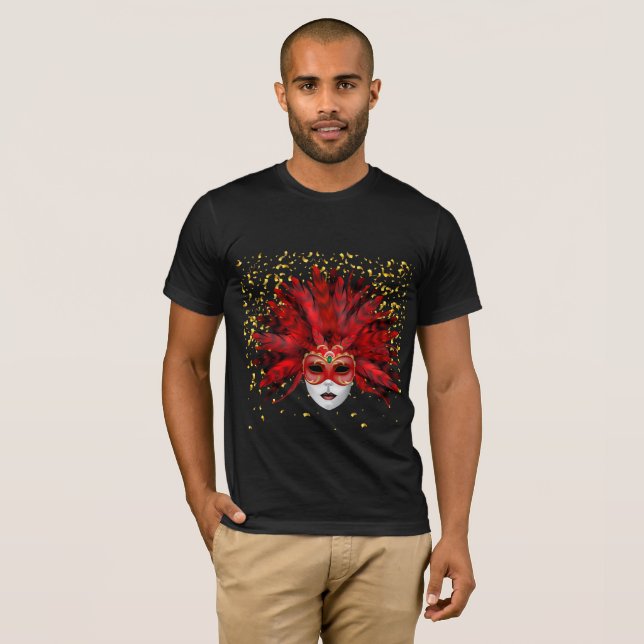 T-shirt Chemise Mardi Gras Homme (Devant entier)