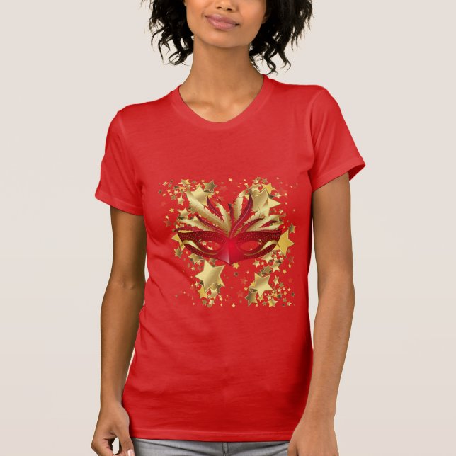 T-shirt Chemise Mardi Gras pour femmes (Devant)