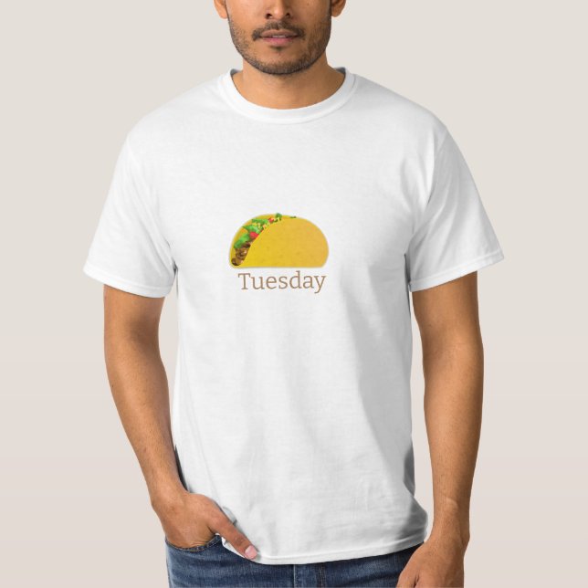 T-shirt Chemise - Mardi Taco (Devant)