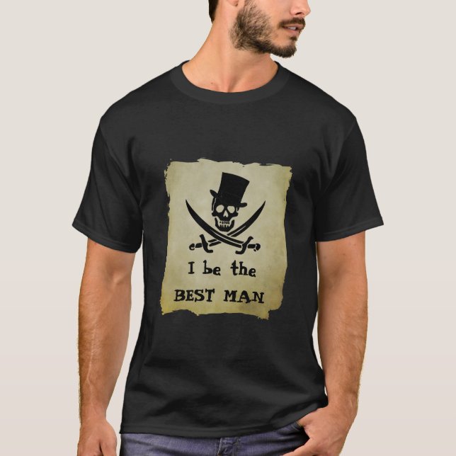 T-shirt Chemise Mariage pirate personnalisée (Devant)