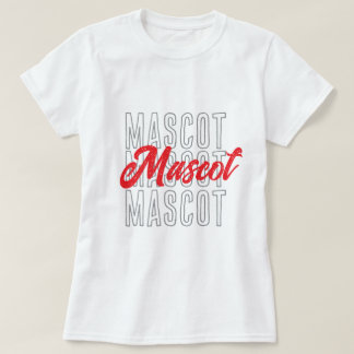 T-shirt Chemise Mascotte Personnalisée, Chemise Cheer,