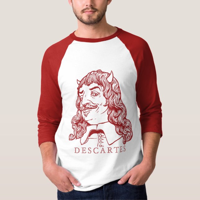 T-shirt Chemise mauvaise de démon de Decartes (Devant)