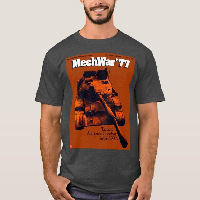 T-shirt chemise MechWar de jeu de réservoir des 'wargame (Devant)