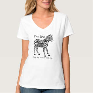 T-shirt Chemise Médicale Zebra (texte noir)