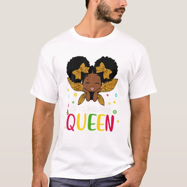T-shirt Chemise Melanin T pour Anniversaire (Devant)
