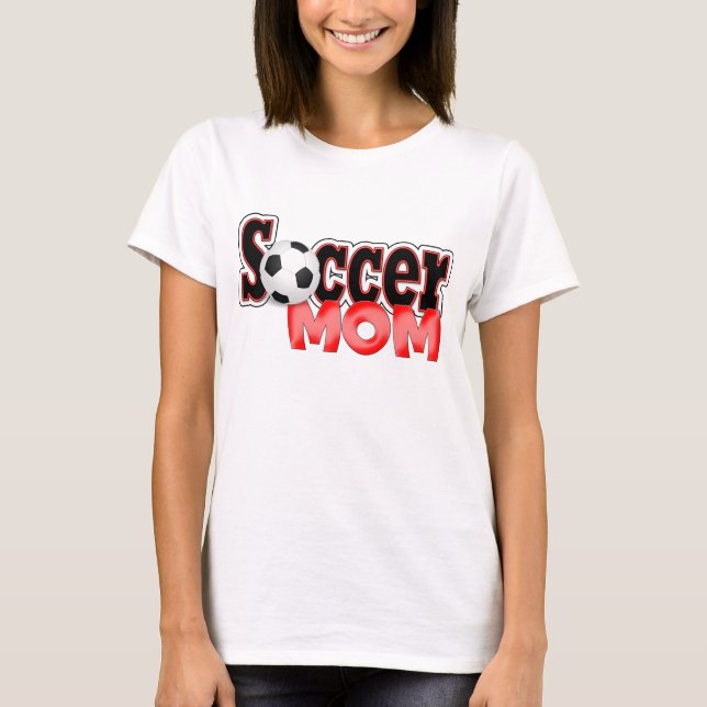 T-shirt Chemise mère de football (Devant)