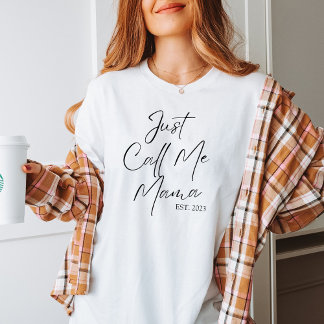 T-shirt Chemise mère personnalisée, Chemise mère nouvelle