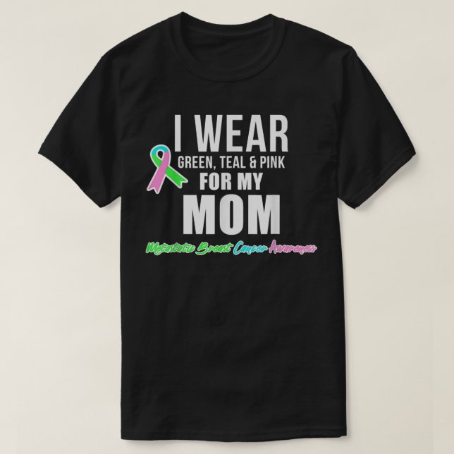 T-shirt Chemise métastatique Cancer du sein pour maman Can (Design devant)