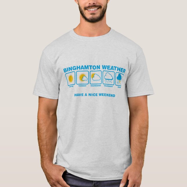 T-shirt Chemise Météo Binghamton (Devant)