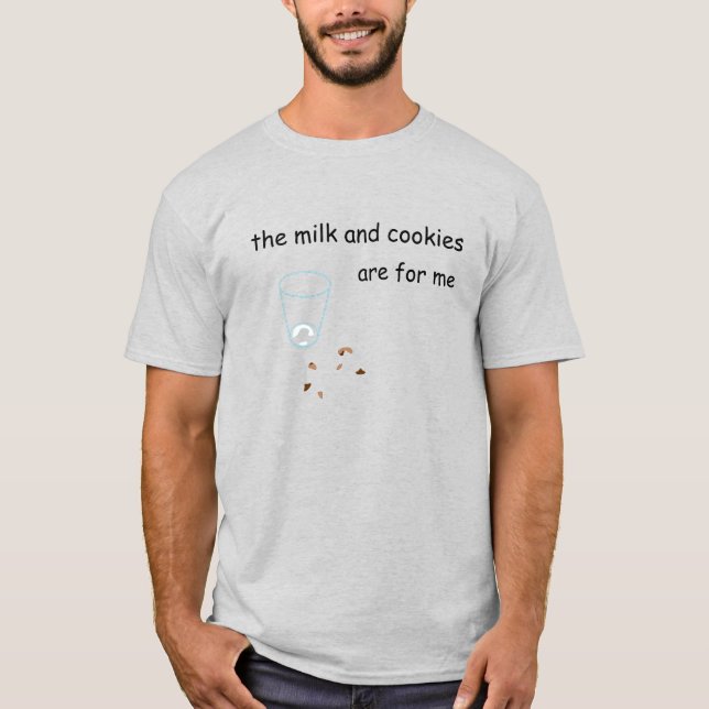T-shirt Chemise miettes au lait et biscuit (Devant)