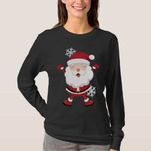 T-shirt Chemise mignonne de Père Noël - tailles d'ados e