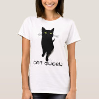 Chemise mignonne drôle de minou de reine de chat