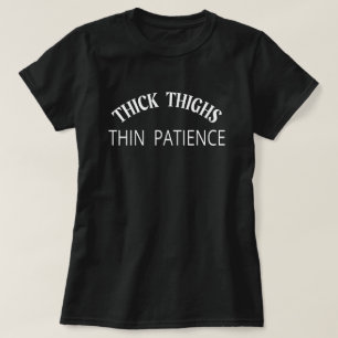 T-shirt Chemise mince de patience épaisse