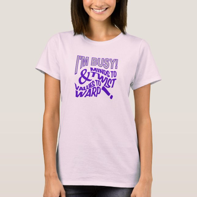 T-shirt Chemise Minds to Twist - choisir style & couleur (Devant)