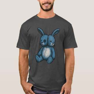 T-shirt Chemise Misfit Blue Peluche Lapin