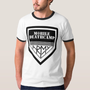 T-shirt Chemise mobile de sonnerie de "armée" de Deathcam