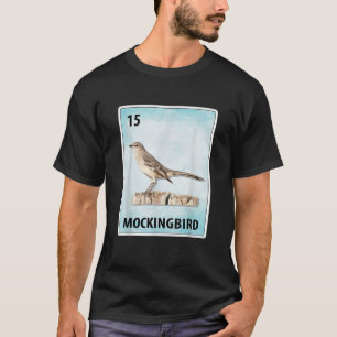 T-shirt Chemise Mockingbird Mexicaine Cartes T