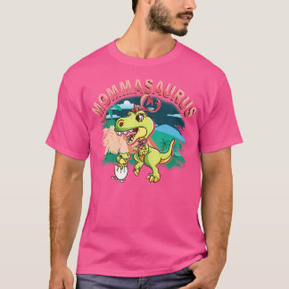 T-shirt Chemise Mommasaurus Momma Saurus Dinosaur T Rex Cu
