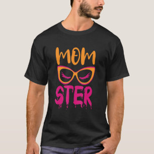 T-shirt Chemise Momster Halloween Femmes Halloween Maman C