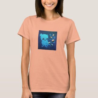 T-shirt chemise monstre sushi