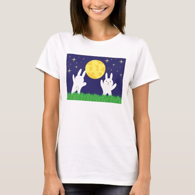 T-shirt Chemise Moon Bunnies (Devant)