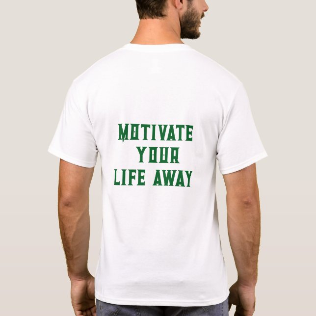 T-shirt Chemise Motivate Mens (Dos)