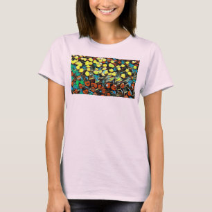 T-shirt Chemise multicolore florale