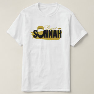 T-shirt Chemise Musulmane, Chemise Barbe, Chemise Islamiqu