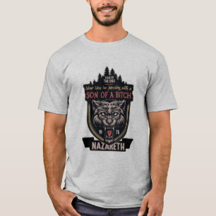T-shirt Chemise Nazareth Cheveux de la chemise Chien 1975 