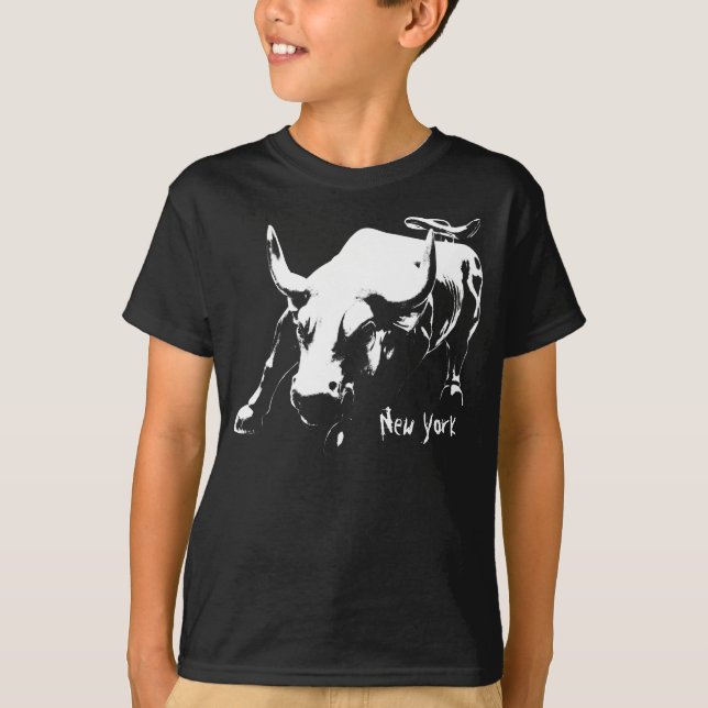 T-shirt Chemise New York Kid's NYC Bull Souvenir (Devant)