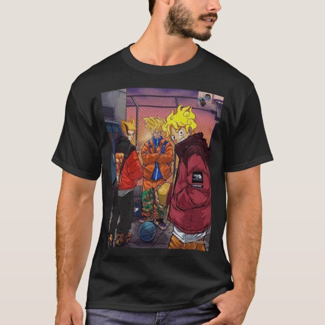 T-shirt chemise nike anime (Devant)