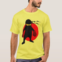 Chemise Ninja Boxe caricature japonaise