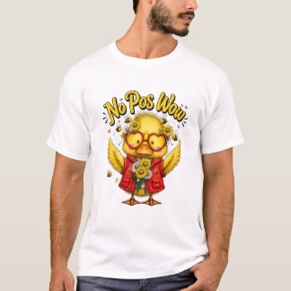 T-shirt Chemise No Pos Wow Mignon Canard | Animal Drôle Ka