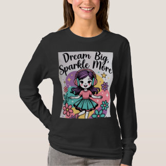 T-shirt Chemise noire à manches longues