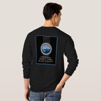 T-shirt Chemise noire de douille du HVBS des hommes longue