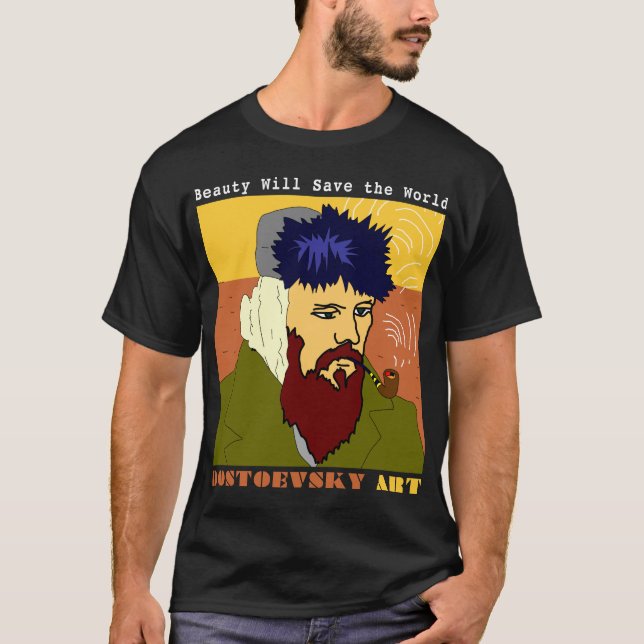 T-shirt Chemise noire de Van Gogh (Devant)