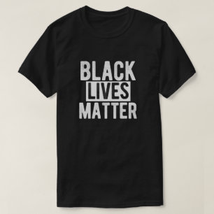 T-shirt Chemise noire en matière de vie