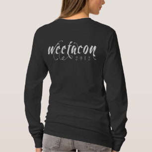 T-shirt Chemise noire Girly