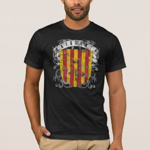 T-shirt Chemise noire hommes de Catalogne