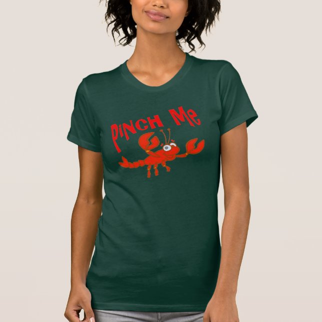 T-shirt Chemise noire Pinch Me (Devant)