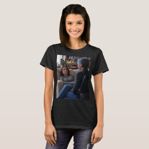 T-shirt Chemise noire pour femmes Fascination pour les can