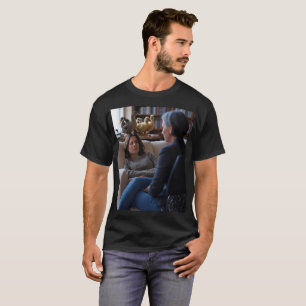 T-shirt Chemise noire pour hommes Fascination pour les can