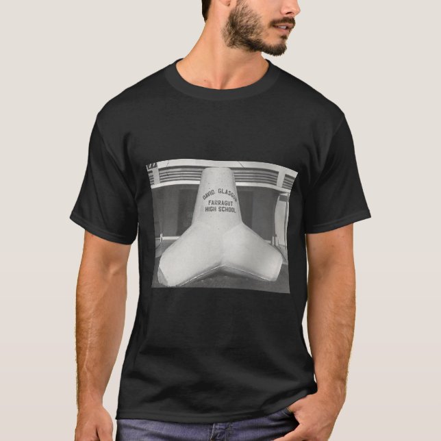 T-shirt Chemise noire, Rota, Espagne (Devant)