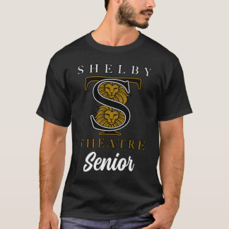 T-shirt Chemise noire senior du théâtre