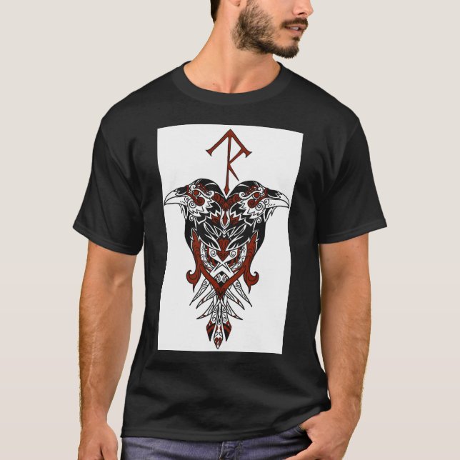T-shirt Chemise noire TRK (Devant)