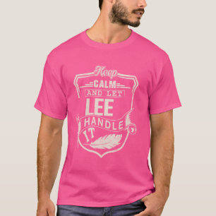 T-shirt Chemise Nom de famille Lee Lee Nom Anniversaire