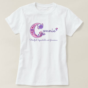 T-shirt Chemise nommée de monogramme de signification des
