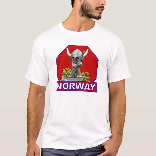 T-shirt Chemise norvégienne - choisir style & couleur (Devant)