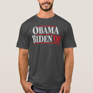 T-shirt Chemise Obama 08 Rétro Campagne Obama Biden